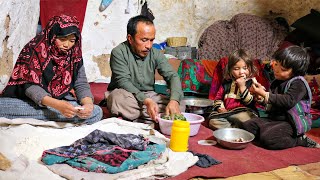 A Morning in Afghanistan’s Ancient Caves Twin Family’s Traditional Breakfast Routine [upl. by Nadiya]