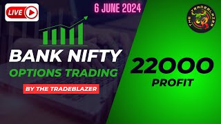 Live trade in Bank Nifty  22000 profit  Verified PampL in description  Pyramiding TheTradeblazer [upl. by Hauck]