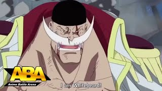 ABA Whitebeard I Yonko Strongest Man Alive [upl. by Yboc]