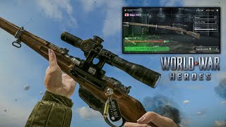 World War Heroes Steyr M95 New Sniper  Upgrade amp Gameplay  2 Scopes  🔥 Sniper Armor VI 24 [upl. by Mosi]