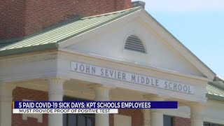 Kingsport school employees to get paid COVID19 sick leave [upl. by Saxela]