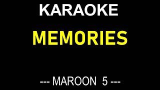 MEMORIES KARAOKE  MAROON 5  ONLY LYRICS TEXT DISPLAY  NO MUSIC BACKGROUND [upl. by Guillemette]