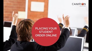 How to place your student order online  Campion Education Online Ordering [upl. by Hogarth635]