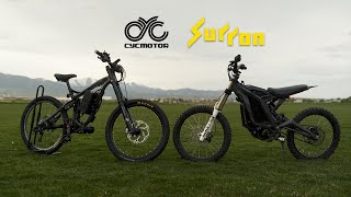 CYC X1 Pro Gen 4 vs Stock Surron v1 0 [upl. by Aaren215]