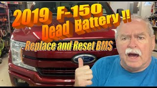 2019 Ford F150  Replace Battery and Reset BMS [upl. by Zelda758]