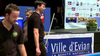 Billard américain Finale à la 8 Evian 2015 1er acte [upl. by Euqinobe14]