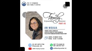 Workshop ARK Family Center Mar 23 2024  Family A Journey to Forever 3  Ani Widjaja [upl. by Cenac]