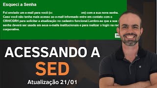 Erro no primeiro acesso na SED  Método alternativo de recuperação de senha [upl. by Oir559]