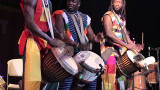 Jalikunda African Drums take the Montserrat African Music Festival by storm [upl. by Sanfourd601]