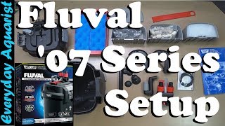 Fluval 07 Filter How To Setup Install amp Prime  107 207 307 407 [upl. by Anderegg]