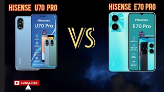 Hisense U70 pro vs Hisense E70 pro Who is the best [upl. by Nnaeilsel488]