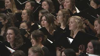 Hark the Herald Angels Sing – Arr David Willcocks  Wheaton College Choirs amp Symphony Orchestra [upl. by Llerrot]