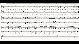 Sanctus  Jenkins  SATB Practice  Alto [upl. by Imerej]