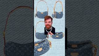 New LV Denim Bags 2024  Croissant Bag  New Louis Vuitton Denim Bags 2024 [upl. by Bray]