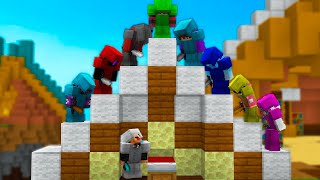 Bedwars Pro VS Rock Collecting Club Minecraft Manhunt [upl. by Pestana791]