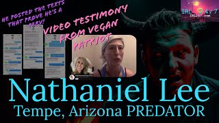 IRLnewsTime SPECIAL REPORT  Nathaniel Lee’s abusive behavior towards Vegan Patriot  the facts [upl. by Nylkoorb514]