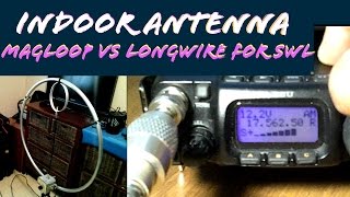 Indoor Magnetic Loop vs Long Wire Ham Radio amp Shortwave RX Comparison [upl. by Verna272]