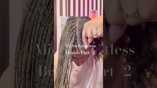 Micro Knotless Braids Ash Blonde  Part 2 [upl. by Latsyc308]