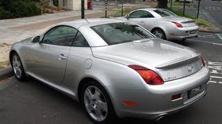 Lexus SC430 exhaust sounds [upl. by Leinahtam]