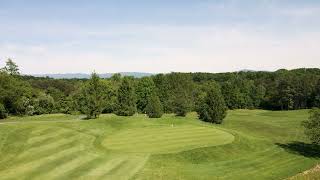 Massanutten Resort Woodstone Meadows Hole 2 Aerial View [upl. by Ylrebmik]