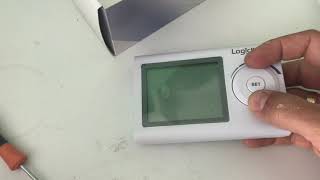 Digital thermostat WIRELESS R3 RF Logictherm video tutorial unboxing Noul termostat cu Display [upl. by Tolkan676]