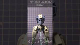 Gundam Stop Motion Animation 1144 IBO Hyakuri Build gunplabuilder gunplacustom gunpla [upl. by Sedicla718]