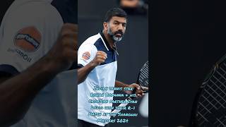 Indian Tennis Star ROHAN BOPANNA won his R1 match at the SHANGHAI MASTERS2024 atpatpmasters1000 [upl. by Arria552]