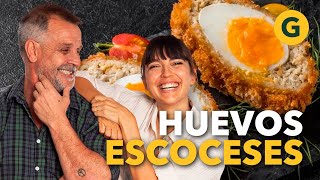 HUEVOS ESCOCESES con RELISH de PEPINO 🥚 de la mano de Felicitas Pizarro  El Gourmet [upl. by Resiak]