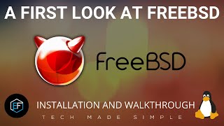 FreeBSD Installation amp First Look [upl. by Enilegnave]