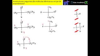 120  Exercícios resolvidos de projeções de Fischer parte 1  nomenclatura R S [upl. by Fraser]