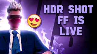 HDR SHOT FF is live Cs rank push hdrshotff [upl. by Eidissac]