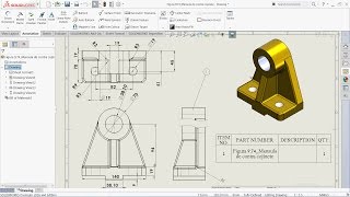 Solidworks tutorial Basics of Drawing [upl. by Yaeger198]