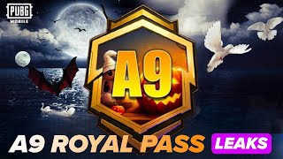 ✅ A9 ROYAL PASS  1 TO 100 RP REWARDS  ACE 9 ROYAL PASS LEAKS  A9 ROYAL PASS PUBG MOBILEBGMI [upl. by Inal102]