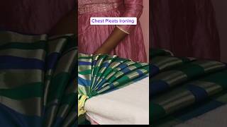 Saree prePleating and Ironing techniques ✅🥻trending sareedraping tutorial viral shorts [upl. by Claudette]