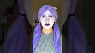 Lilac Pastel Goth Makeup Transformation 😍 [upl. by Lilyan524]