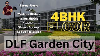 DLF Garden City 4bhk Luxury Floors  Possesion Ready 987330053 [upl. by Leirbaj]