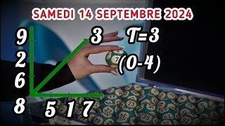 CROIX LOTO DU SAMEDI 14 SEPTEMBRE 2024 ET REPERE DU JOUR [upl. by Eirot]