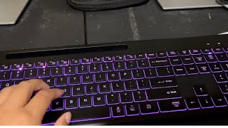 SABLUTE Wireless Backlit Keyboard Review [upl. by Doniv]