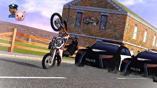 CRAZY MX BIKES POLICE CHASE I BLEW UP MY CRF 2024 MID WHEELIE😱 [upl. by Navonod87]