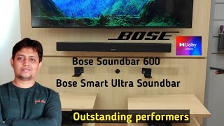 BOSE Smart Ultra Soundbar amp BOSE Soundbar 600 sound test and review 🔥🔥 [upl. by Maril]