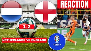 Netherlands vs England 12 Live Euro 2024 Football Match Score Commentary Highlights Three Lions [upl. by Daphene]