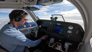 Very bumpy landing in the Bahamas and inside tour of my Baron G58 [upl. by Brittain]