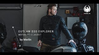 Merlin Outlaw D3O Explorer Motorcycle Pull Over Jacket [upl. by Lubet]