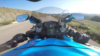 Suzuki GsxR Quickshifter With Akrapovic Full Race System Sound [upl. by Niki]