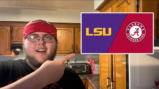 LSU Vs Alabama 2024  PREVIEW amp PREDICTION [upl. by Basilius]