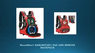 HeartSine® SAMARITAN® PAD AED RESCUE BACKPACK [upl. by Herculie]