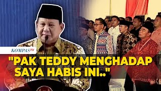 Saat Prabowo Ingatkan Teddy GaraGara Tak Tulis Periode Jabatan Muhadjir Menghadap Saya Habis Ini [upl. by Finstad]