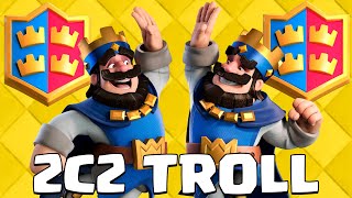 JUGANDO MAZOS TROLL EN 2C2 DE CLASH ROYALE  Byluant CAMFERVALGAMING [upl. by Dorcy671]