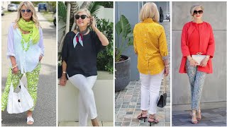 Casual Outfits For Women Over 405060 Business Outfits  Stylish outfits [upl. by Farrish]