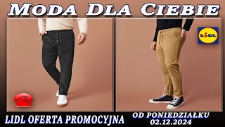 LIDL  Nowa Oferta Promocyjna Od 02122024 🕺 Moda Dla Ciebie 🕺 [upl. by Nodnil]